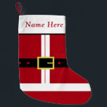 Petite Chaussette De Noël Père Noël personnalisée - Stockage de Noël Nom per<br><div class="desc">Pièces de Noël personnalisées du Père Noël avec nom personnalisé - MIGNED Design ! Ajoutez votre nom avec l'outil Personnalisation !</div>
