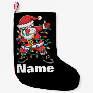 Petite Chaussette De Noël Père Noël qui fait le dab Cadeau de Noël personnal