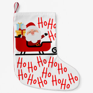 Petite Chaussette De Noël Père Noël Rire Noël