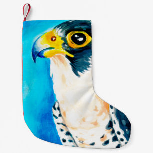 Petite Chaussette De Noël Peregrine Falcon Art