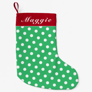 Petite Chaussette De Noël Personnalisé Nom personnalisé Stockage de Noël