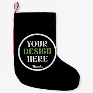 Petite Chaussette De Noël personnalisé, unique, élégant et minimaliste bisou