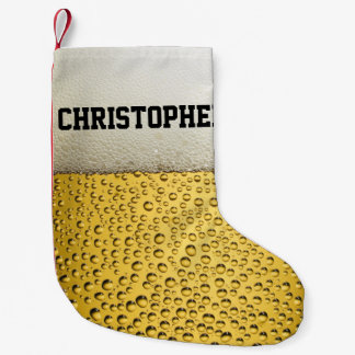 Petite Chaussette De Noël Personnaliser le verre de bière