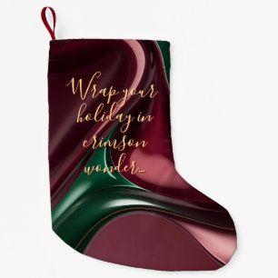 Petite Chaussette De Noël Petit bas de Noël dans un graphique élégant