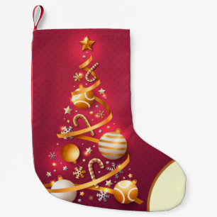 Petite Chaussette De Noël Petit bas de Noël vintage pour les fêtes de Noël