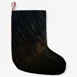 PETITE CHAUSSETTE DE NOËL PHOTO D'ÉTOILES DU TEMPS