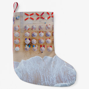 Petite Chaussette De Noël Photographie aérienne du bord de mer en journée