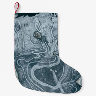 Petite Chaussette De Noël Photographie aérienne du plan d'eau