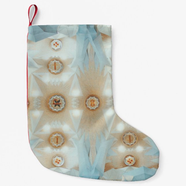 Petite Chaussette De Noël Photographie de Kaleidoscope au plafond (Devant)