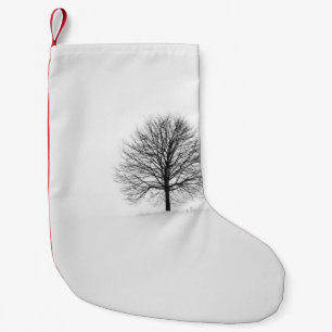PETITE CHAUSSETTE DE NOËL PHOTOGRAPHIE DE L'ARBRE