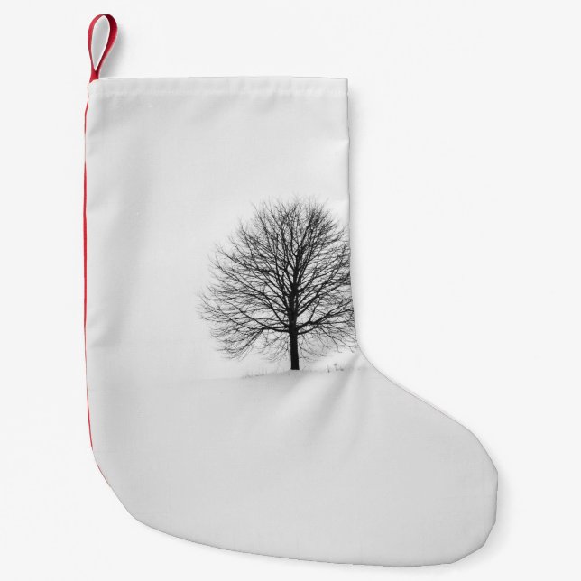 PETITE CHAUSSETTE DE NOËL PHOTOGRAPHIE DE L'ARBRE (Devant)