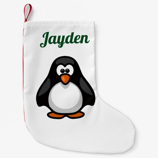 Petite Chaussette De Noël Pingouin de dessin cool - Juste Chillin' Arctic Vi (Devant)