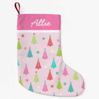Petite Chaussette De Noël Pink Pastel Christmas Stocking