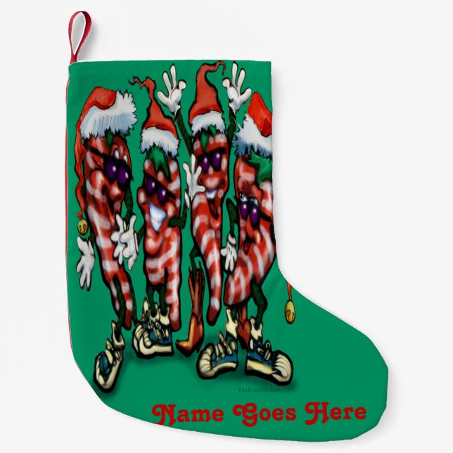 Petite Chaussette De Noël Pipe de Noël Peppers (Devant)