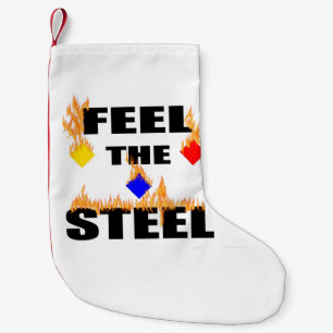 Petite Chaussette De Noël Pittsburgh Sentez L'Acier Feu Football Sport Na