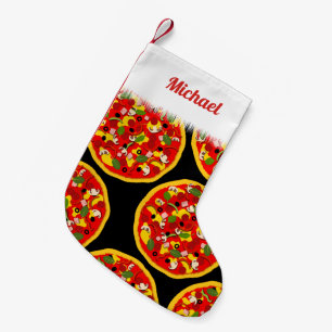 Petite Chaussette De Noël Pizza Lover