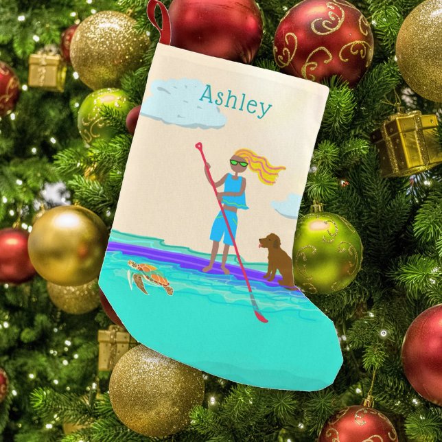 Petite Chaussette De Noël Planche à paddle artistique  (Créateur téléchargé)