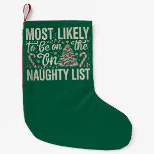 Petite Chaussette De Noël Plus susceptible de figurer sur la liste des vilai