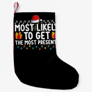Petite Chaussette De Noël Plus susceptible de recevoir le plus de cadeaux No