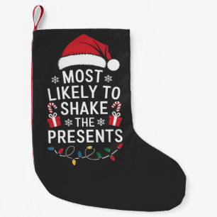 Petite Chaussette De Noël Plus susceptible de secouer les cadeaux de Noël  