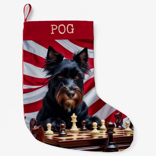 Petite Chaussette De Noël Pog Patriotique (Devant)