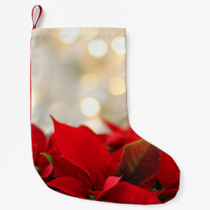 Petite Chaussette De Noël Poinsettia de Noël