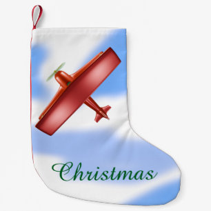 Petite Chaussette De Noël Popcorn Anime Cool Red Aviation Christmas Stocking