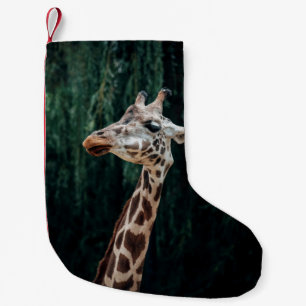 PETITE CHAUSSETTE DE NOËL PORTRAIT DE GIRAFFE CUIT