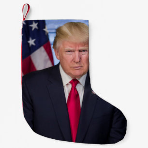 Petite Chaussette De Noël Portrait officiel présidentiel de Donald Trump