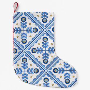 Petite Chaussette De Noël Portugal traditionnel Lisbonne azulejo céramique c