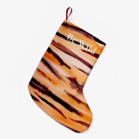 Poster de animal de tigre noir orange