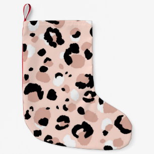 Petite Chaussette De Noël Poster de animal Léopard Abstrait moderne