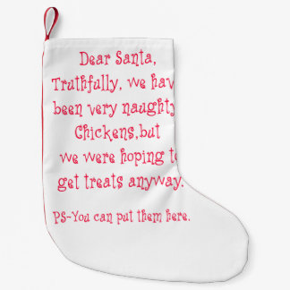Petite Chaussette De Noël Poulets vilains