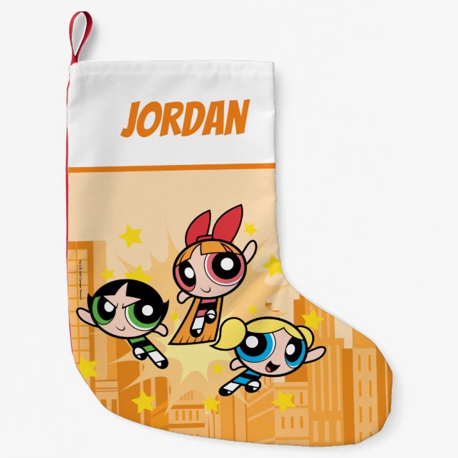 Petite Chaussette De Noël Powerpuff Girls Save The Day (Devant)