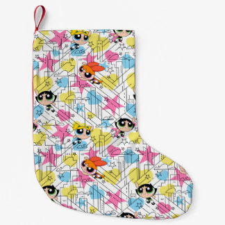 Petite Chaussette De Noël Powerpuff Girls Townsville Pattern