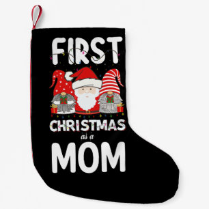Petite Chaussette De Noël Premier Noël Comme Une Mère Famille Vacances Enfan