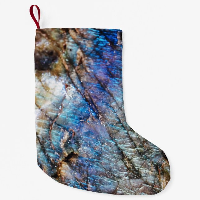Petite Chaussette De Noël Profondeurs Iridescendantes (Devant)