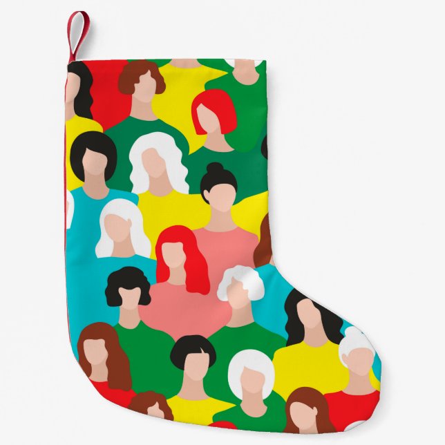 Petite Chaussette De Noël Puissance des filles (Devant)