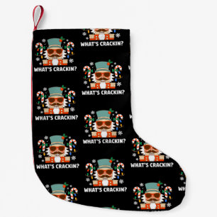 Petite Chaussette De Noël Qu'est-ce que le crackin Noël Noisette Funny Noël