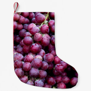 Petite Chaussette De Noël Raisins de vin rouge : Arrière - plan Luscious.