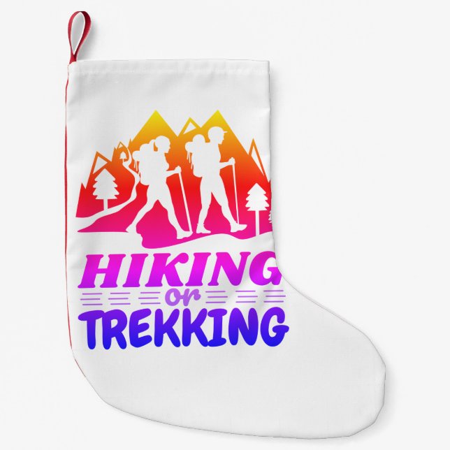 Petite Chaussette De Noël Randonnée ou trekking (Devant)