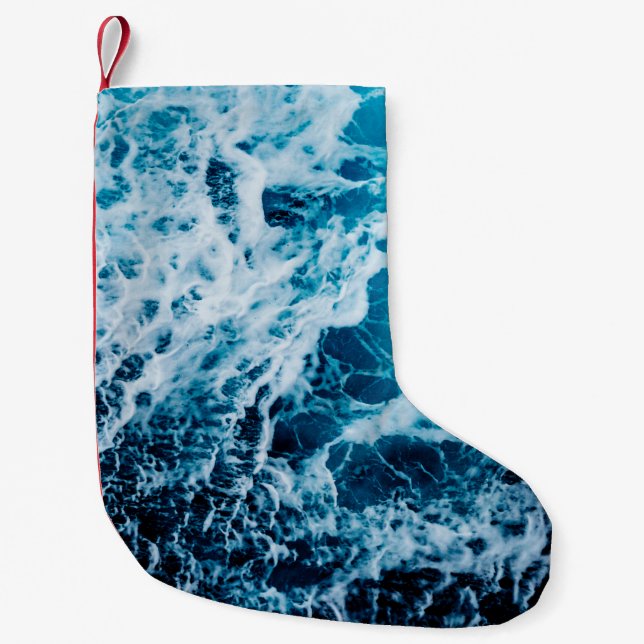 Petite Chaussette De Noël Rapid sea while sailing ship. Dramatic and picture (Devant)