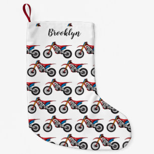 Petite Chaussette De Noël Red dirt bike motorcycle