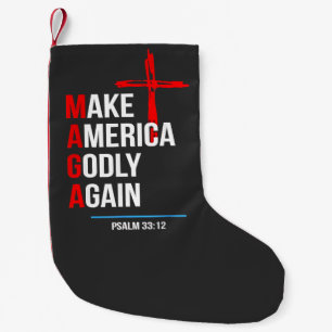 Petite Chaussette De Noël Rendre à l'Amérique sa grandeur Trump Inaguration 