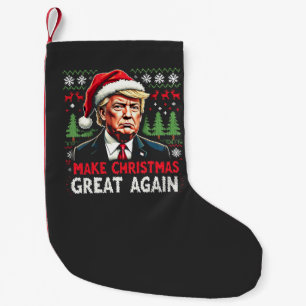 Petite Chaussette De Noël Rendre Noël super à nouveau moche Noël Sweat Trump