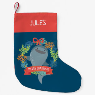 Petite Chaussette De Noël Requin baleine