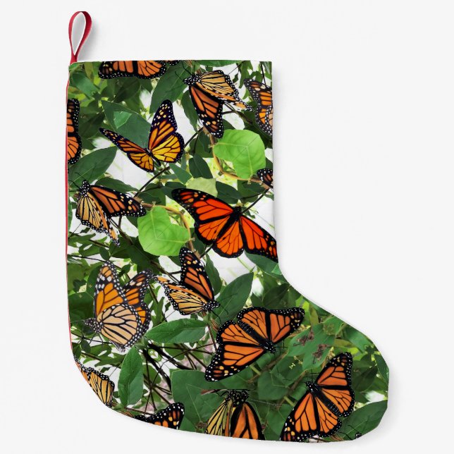 Petite Chaussette De Noël Réservoir de Noël - Beaucoup de monarques (Devant)
