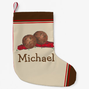 Petite Chaussette De Noël Restaurant Italien Restauration Boulettes de viand