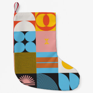 Petite Chaussette De Noël Résumé néo-moderne : Jazz géométrique