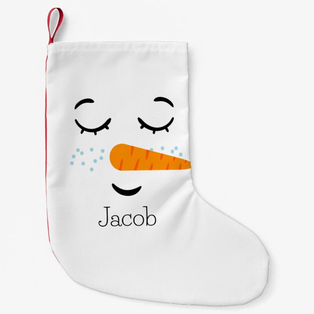 Petite Chaussette De Noël Rêver Frosty le Snowman (Devant)